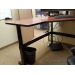 Linak Autumn Maple Power Height Adjust Sit Stand L Suite Desk